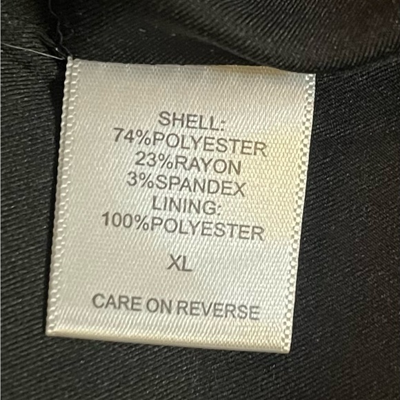 New York & Company Striped Blazer – Black & White – Size XL - Picture 7 of 8